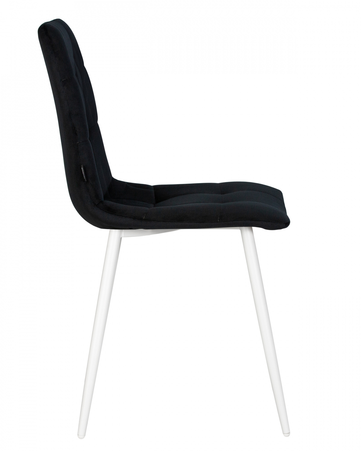 Стул обеденный DOBRIN CHILLY, Черный Holland 75, основание белое