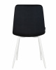 Стул обеденный DOBRIN CHILLY, Черный Holland 75, основание белое