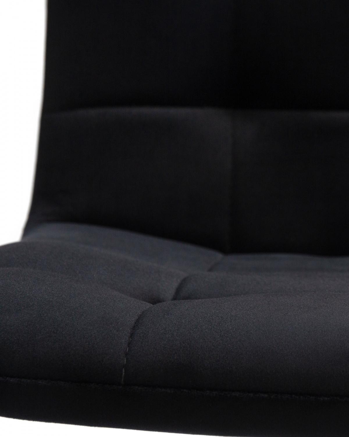 Стул обеденный DOBRIN CHILLY, Черный Holland 75, основание черное