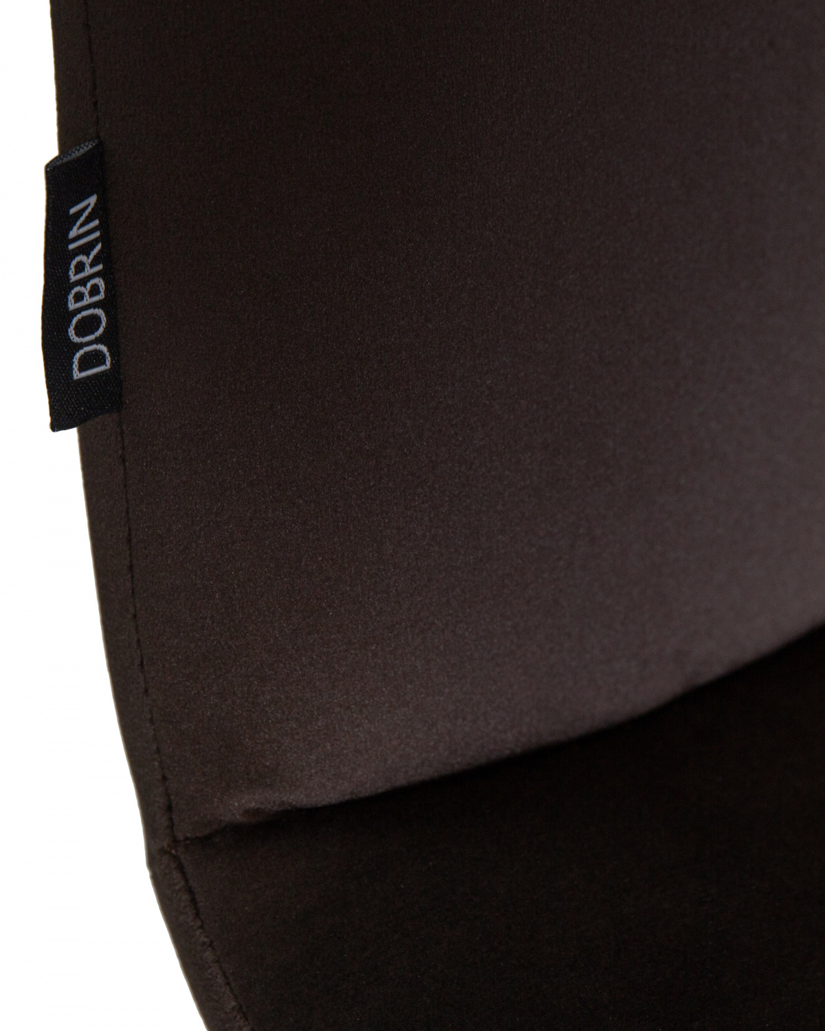 Стул обеденный DOBRIN CHILLY, Эспрессо Holland 74, основание черное