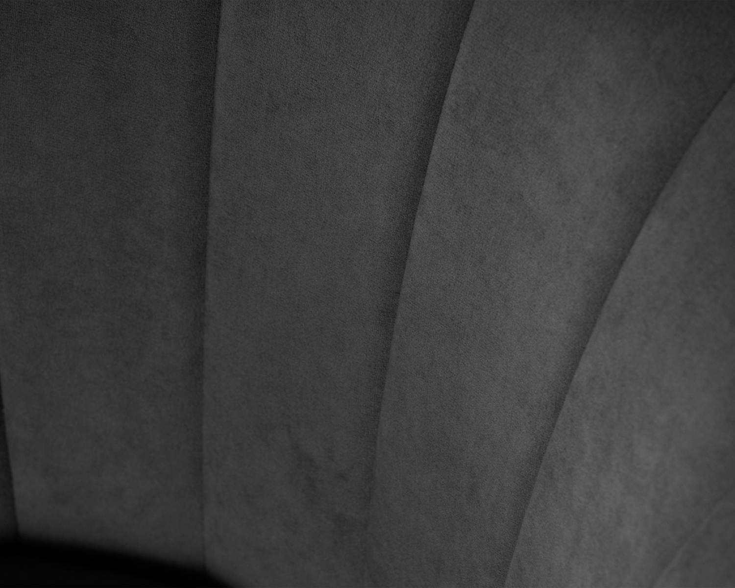 Стул обеденный DOBRIN NAOMI, ЭМАЛЬ ЧЕРНЫЙ МУАР велюр Catania Chocolate