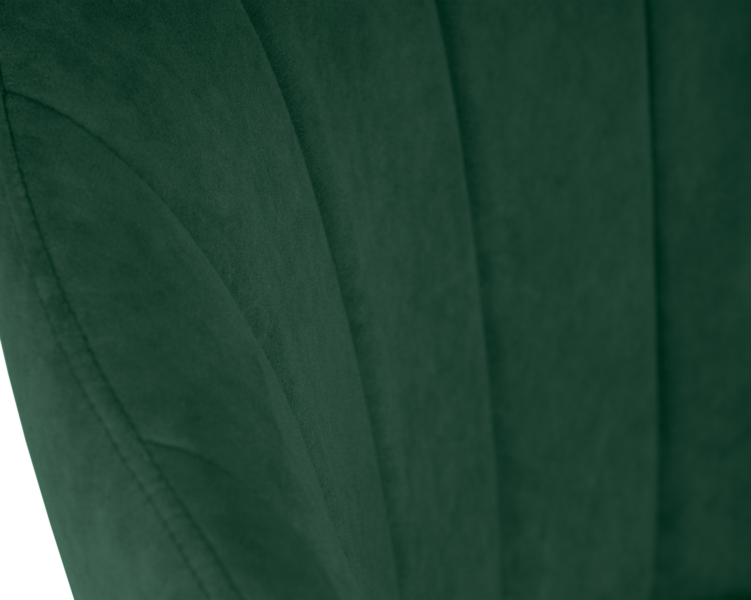 Стул обеденный DOBRIN NAOMI, ЭМАЛЬ ЧЕРНЫЙ МУАР велюр Catania Izumrud