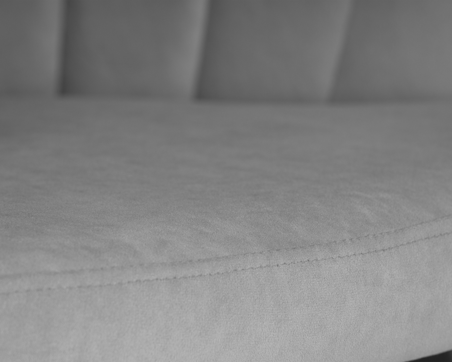 Стул обеденный DOBRIN NAOMI, ЭМАЛЬ ЧЕРНЫЙ МУАР велюр Catania Stone