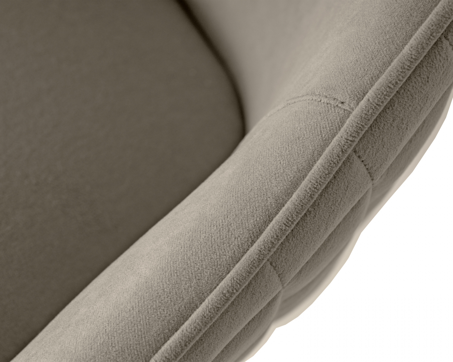 Стул обеденный DOBRIN STELLA, ЭМАЛЬ ЧЕРНЫЙ МУАР велюр Catania Cocoa