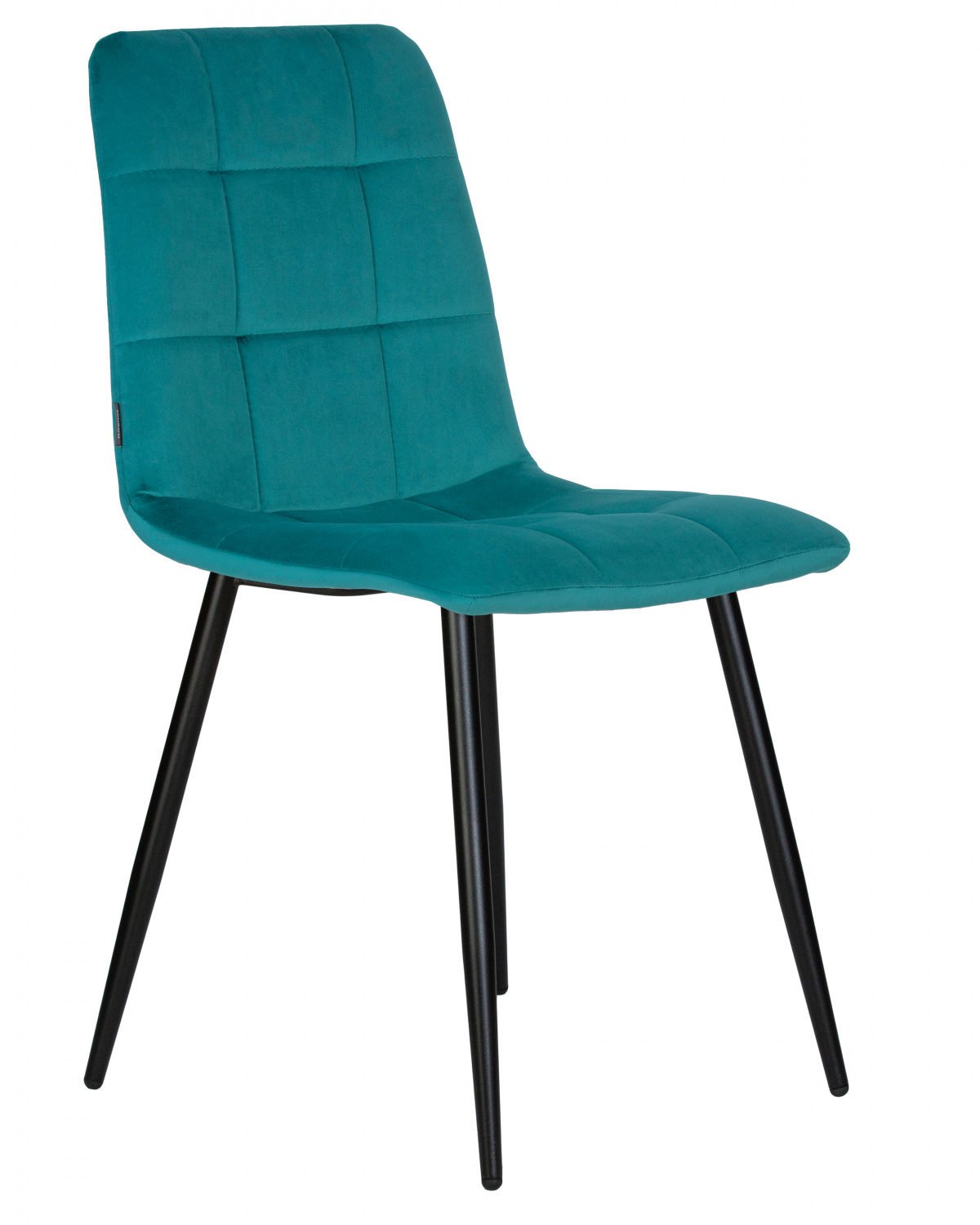 Стул обеденный DOBRIN CHILLY, Морской волны Holland 56, основание черное