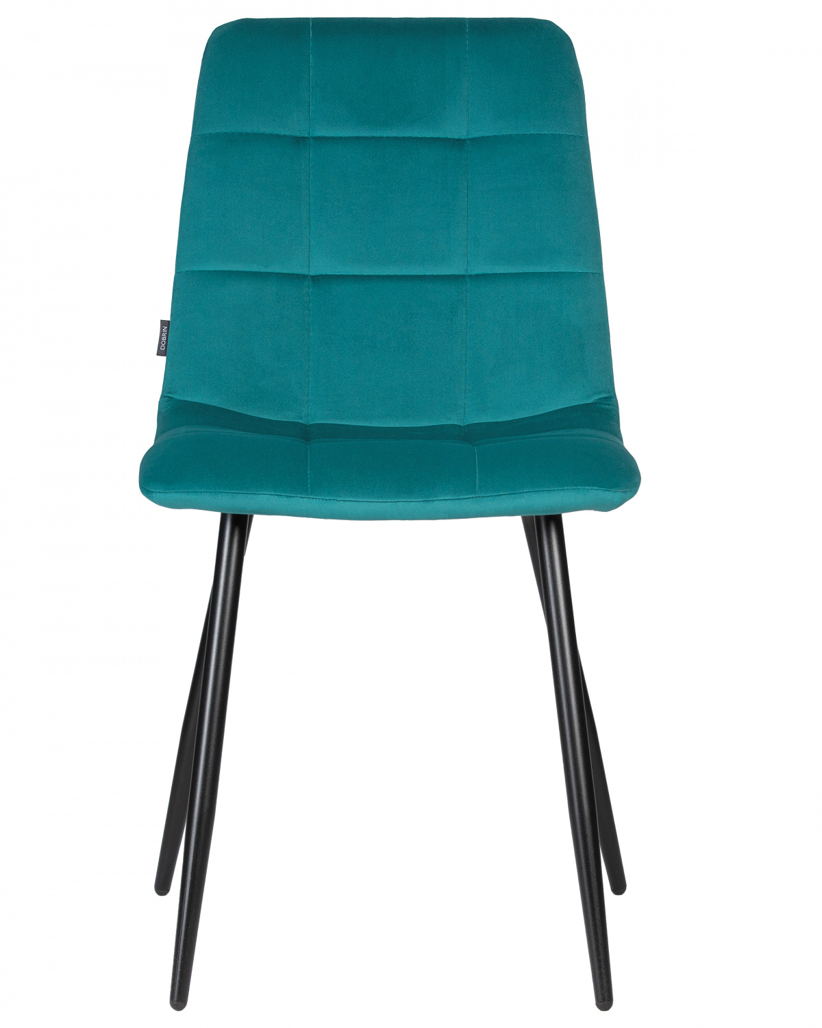 Стул обеденный DOBRIN CHILLY, Морской волны Holland 56, основание черное