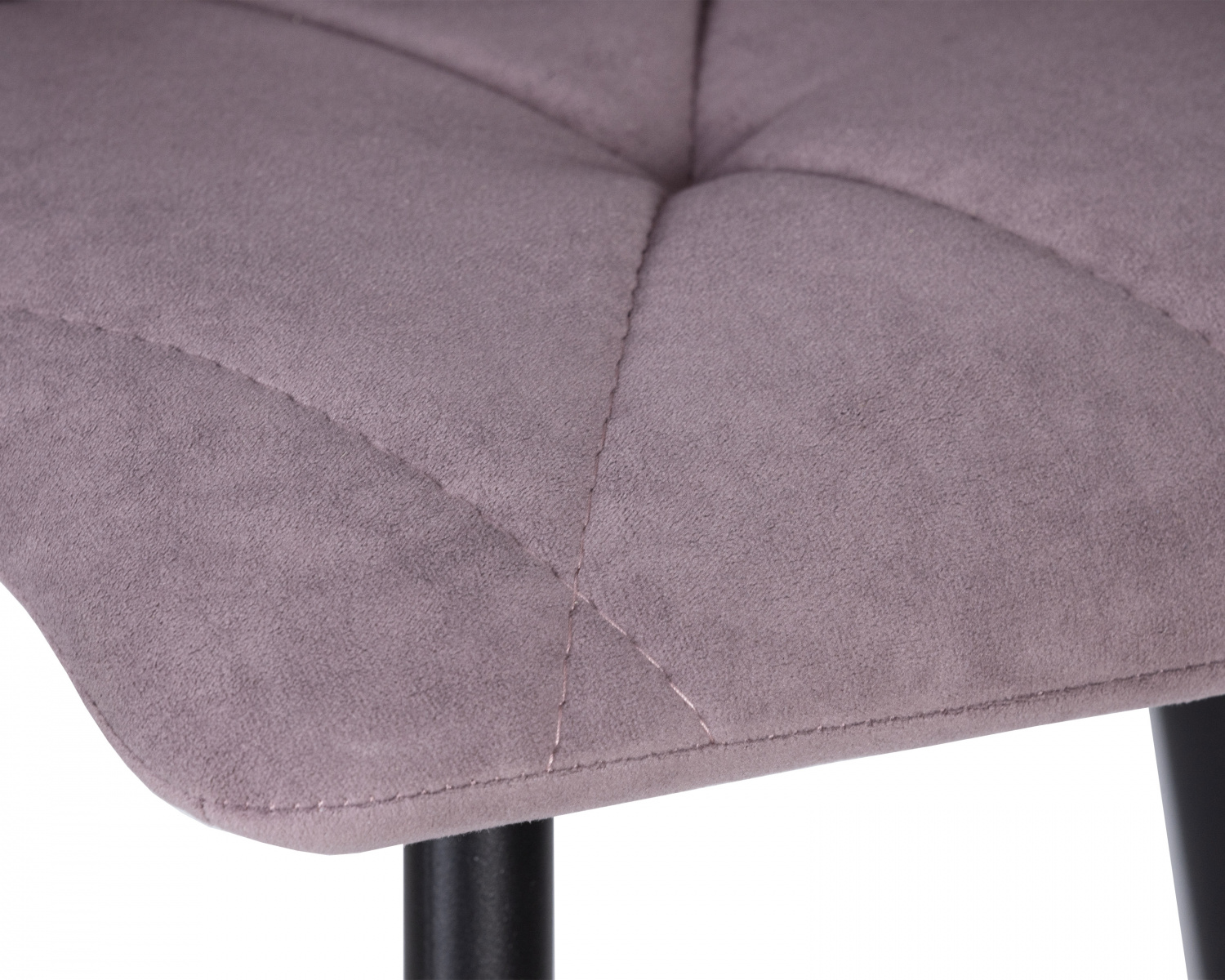 Стул обеденный DOBRIN CHILLY ROMBO, Лавандовый Simple 48, основание черное