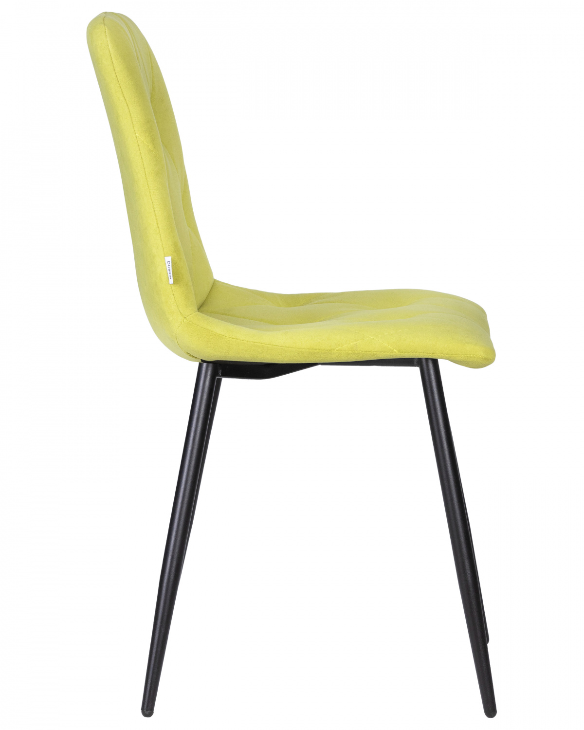 Стул обеденный DOBRIN CHILLY ROMBO, Лайм Simple 14, основание черное