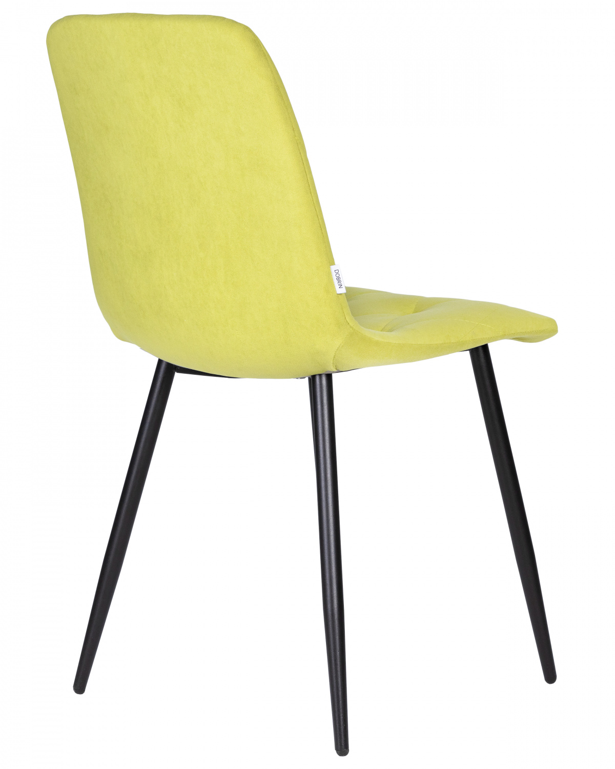 Стул обеденный DOBRIN CHILLY ROMBO, Лайм Simple 14, основание черное