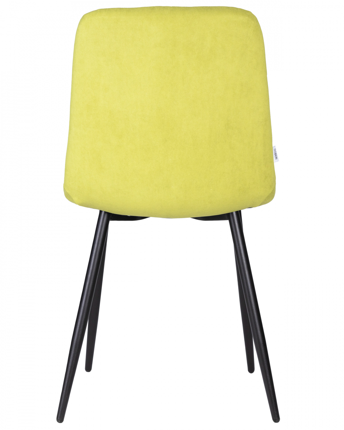 Стул обеденный DOBRIN CHILLY ROMBO, Лайм Simple 14, основание черное
