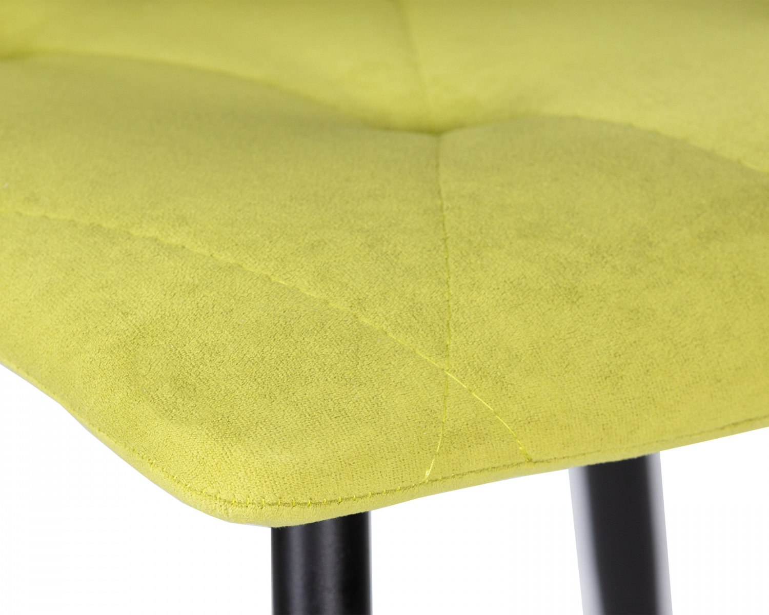 Стул обеденный DOBRIN CHILLY ROMBO, Лайм Simple 14, основание черное