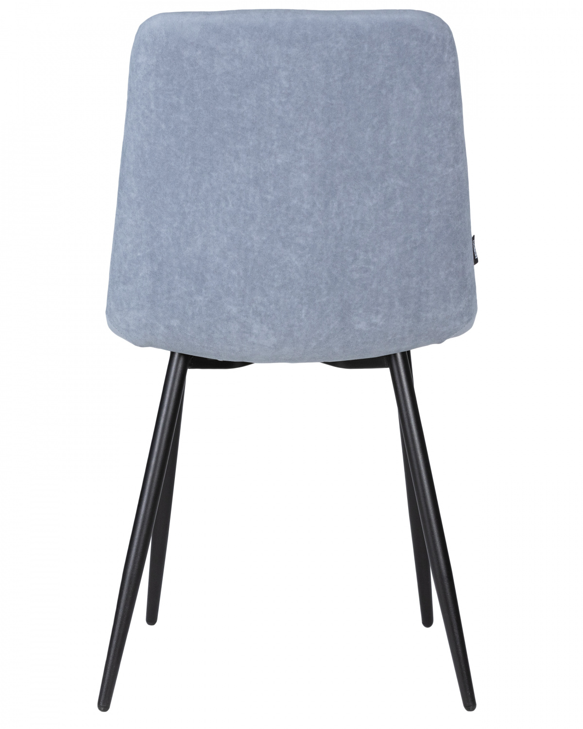 Стул обеденный DOBRIN CHILLY ROMBO, Серо-голубой Simple 26, основание черное