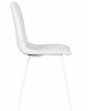 Стул обеденный DOBRIN CHILLY ROMBO, Светло-серый Simple 29, основание белое