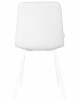 Стул обеденный DOBRIN CHILLY ROMBO, Светло-серый Simple 29, основание белое