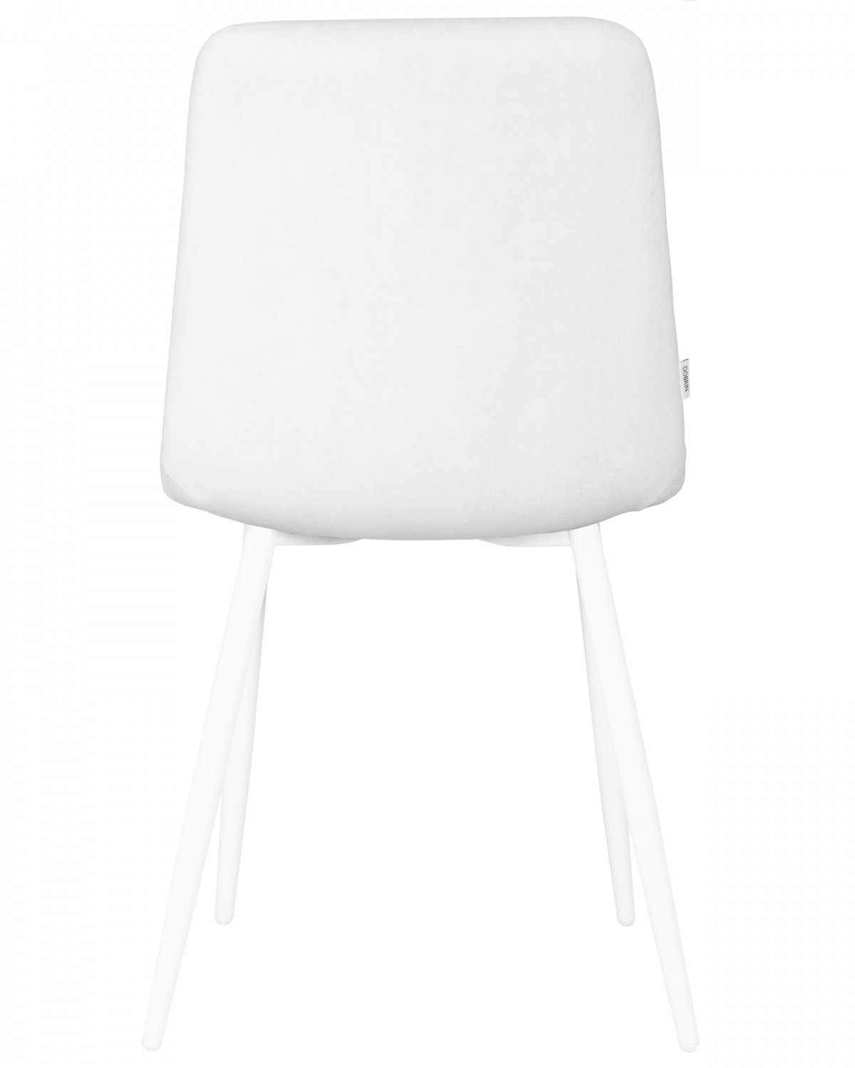 Стул обеденный DOBRIN CHILLY ROMBO, Светло-серый Simple 29, основание белое