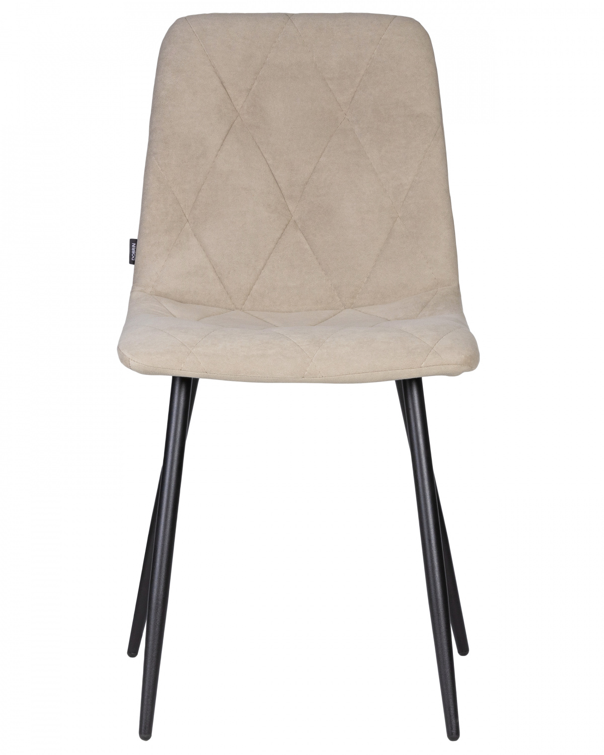 Стул обеденный DOBRIN CHILLY ROMBO, Капучино Simple 05, основание черное