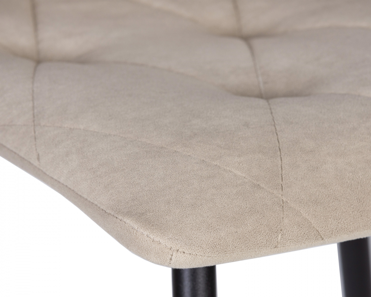 Стул обеденный DOBRIN CHILLY ROMBO, Капучино Simple 05, основание черное