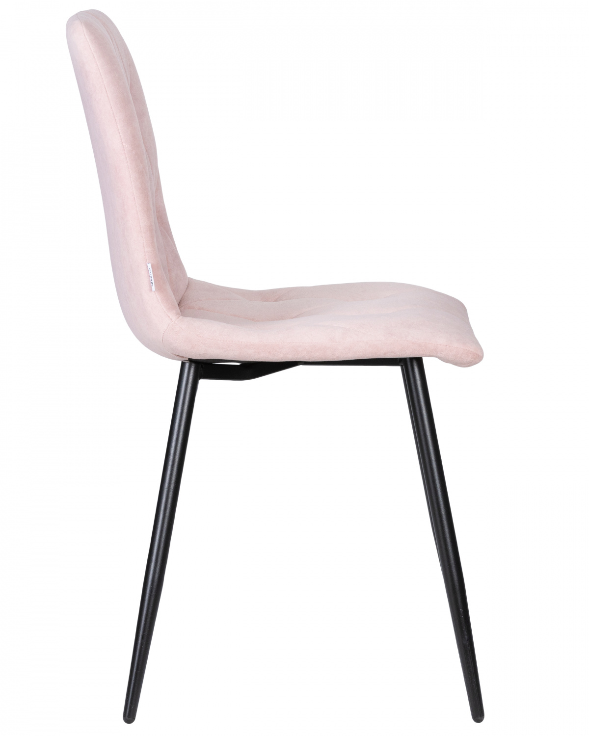 Стул обеденный DOBRIN CHILLY ROMBO, Розовый Simple 03, основание черное