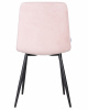 Стул обеденный DOBRIN CHILLY ROMBO, Розовый Simple 03, основание черное