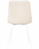 Стул обеденный DOBRIN CHILLY ROMBO, Бежевый Simple 44, основание белое