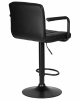 Стул барный DOBRIN KRUGER ARM BLACK, черный