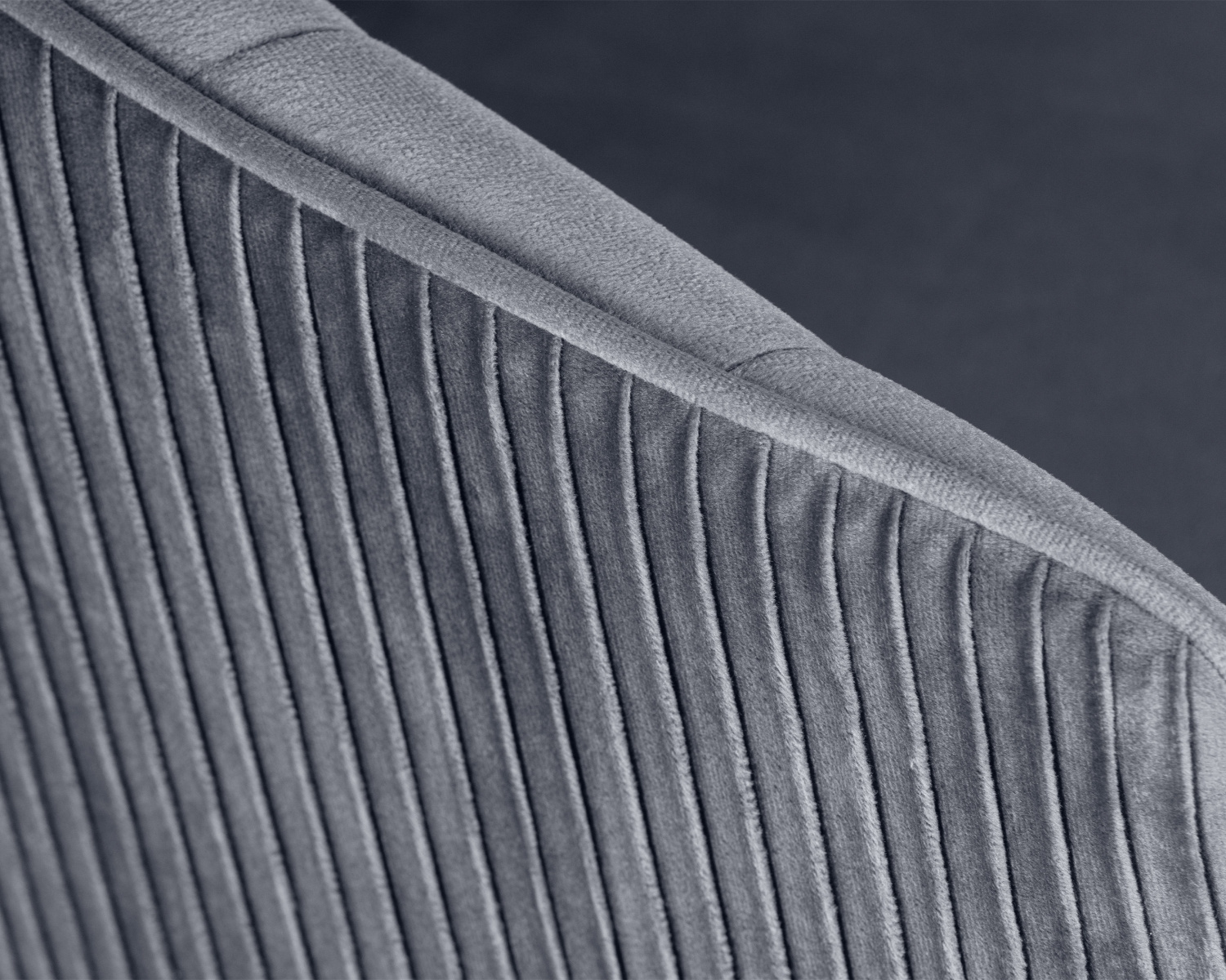 Стул барный DOBRIN DARCY GOLD, серый велюр (1922-19)