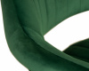 Стул барный DOBRIN CHARLY BLACK, зеленый велюр (MJ9-88)