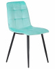 Стул обеденный DOBRIN CHILLY, Мятный Holland 50, основание черное