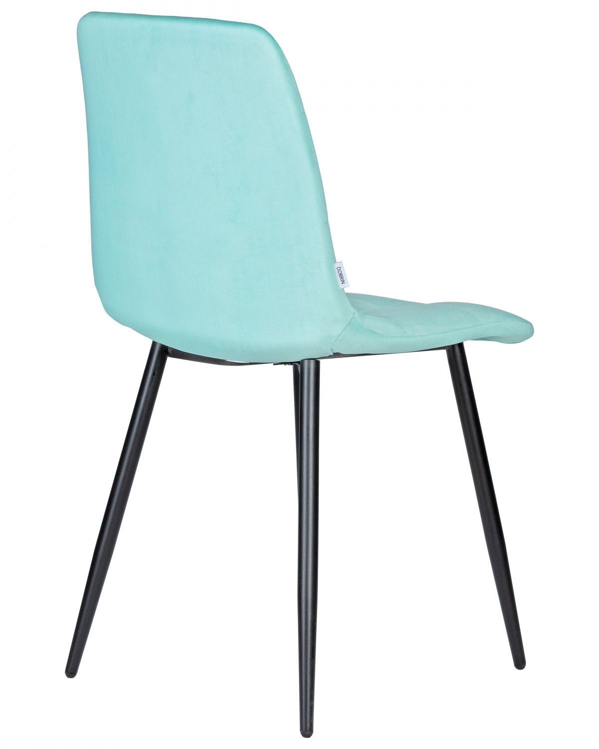 Стул обеденный DOBRIN CHILLY, Мятный Holland 50, основание черное