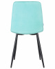 Стул обеденный DOBRIN CHILLY, Мятный Holland 50, основание черное