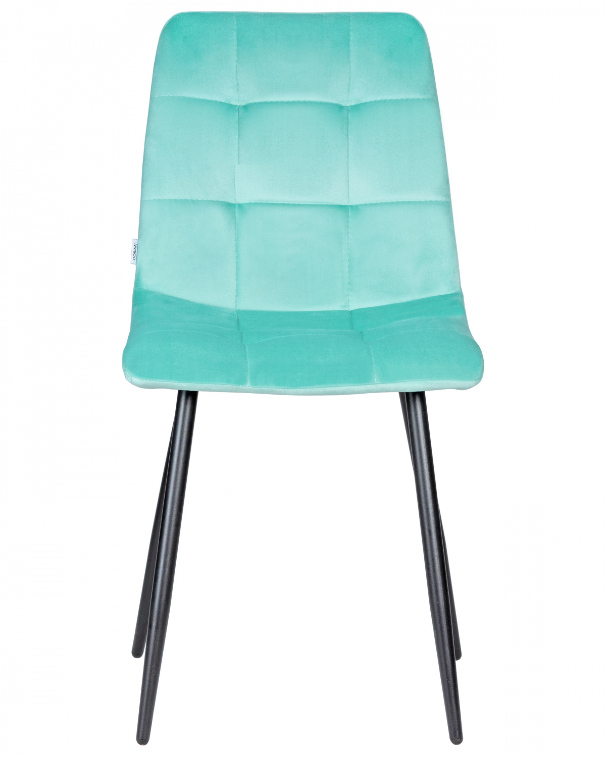 Стул обеденный DOBRIN CHILLY, Мятный Holland 50, основание черное