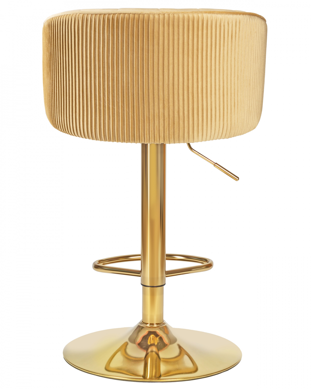 Стул барный DOBRIN DARCY GOLD, песочный велюр (1922-3)