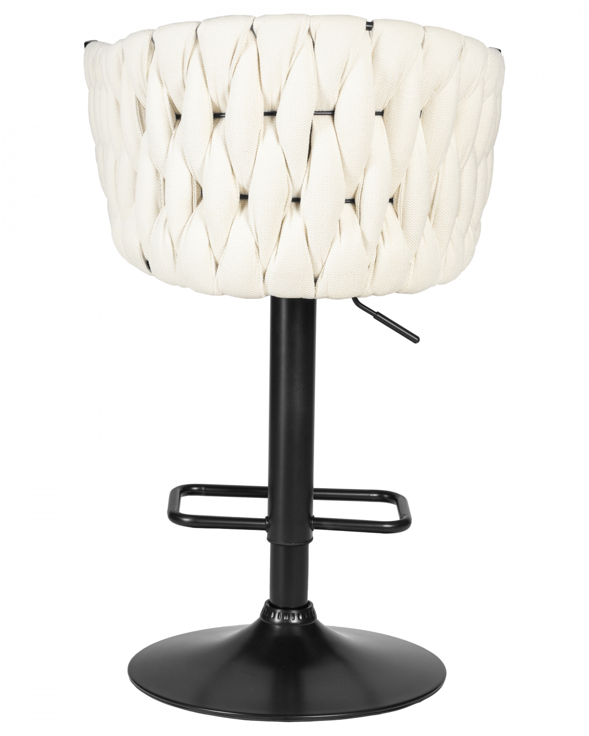 Стул барный DOBRIN LEON, кремовая ткань (LAR 275-33)