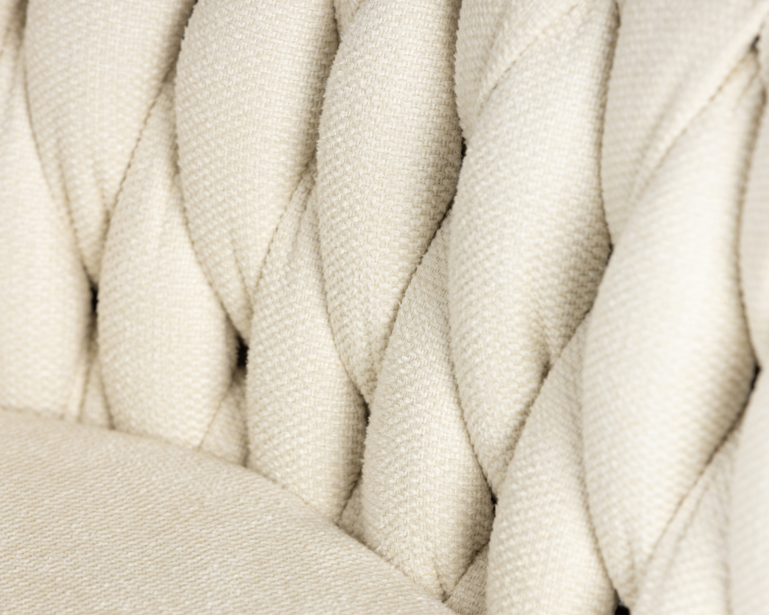 Стул барный DOBRIN LEON, кремовая ткань (LAR 275-33)