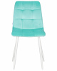 Стул обеденный DOBRIN CHILLY, Мятный Holland 50, основание белое