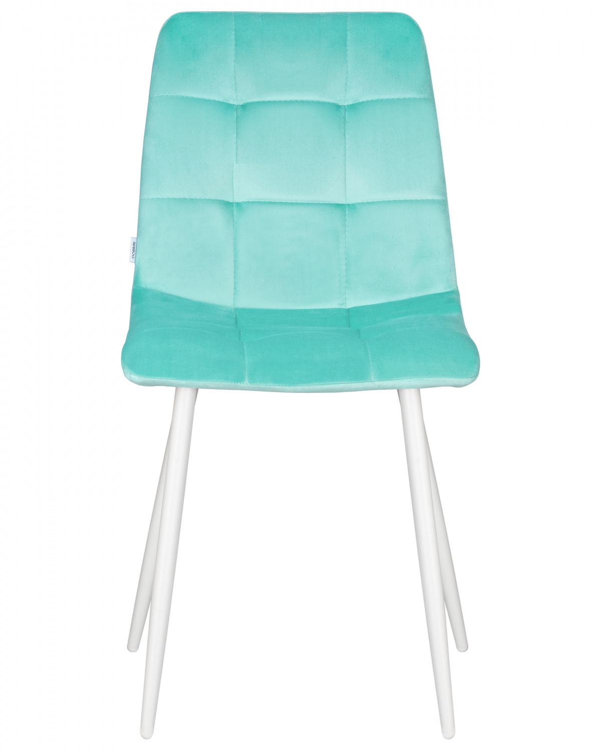 Стул обеденный DOBRIN CHILLY, Мятный Holland 50, основание белое