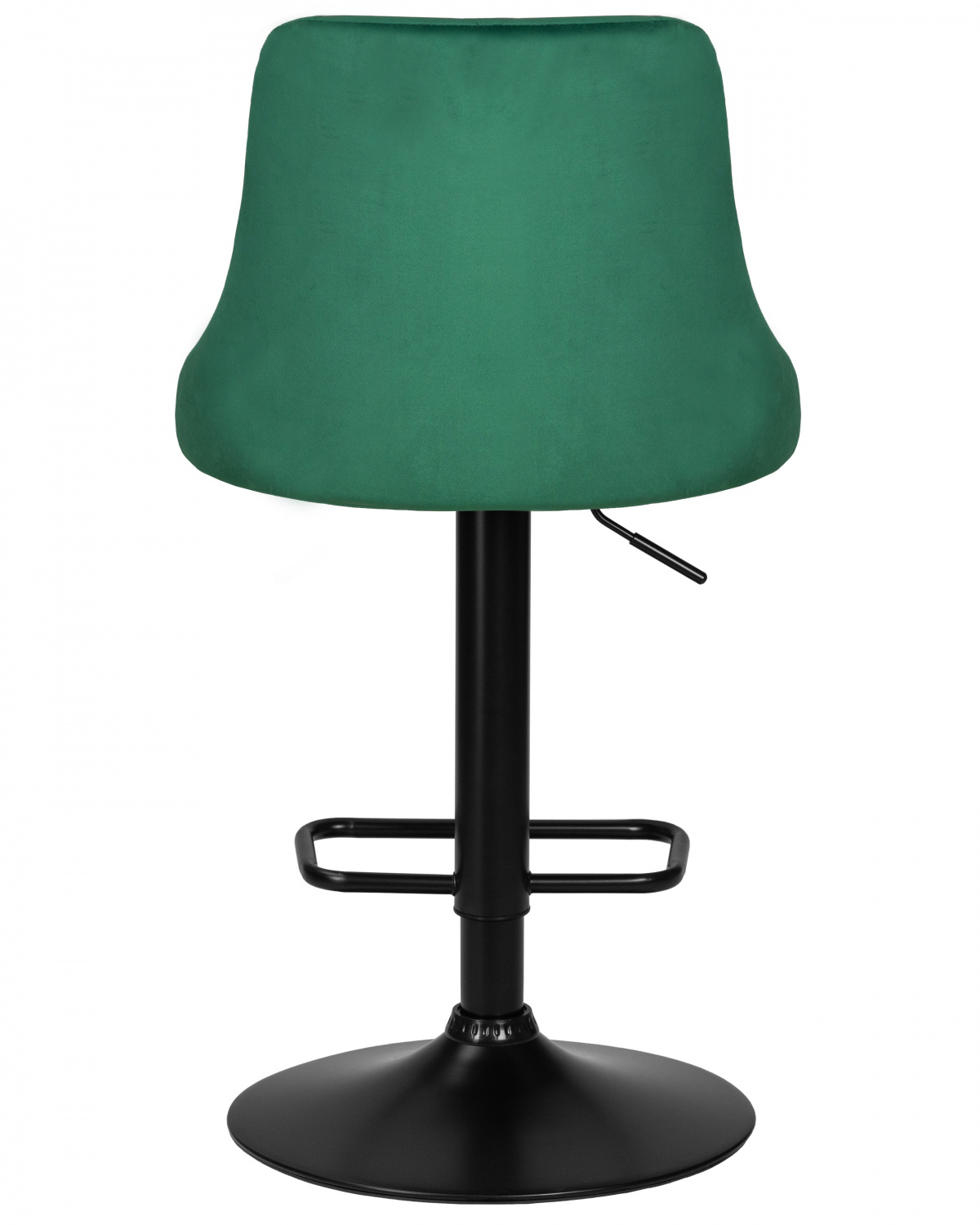 Стул барный DOBRIN JOSEPH BLACK, зеленый велюр (MJ9-88)