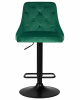 Стул барный DOBRIN JOSEPH BLACK, зеленый велюр (MJ9-88)