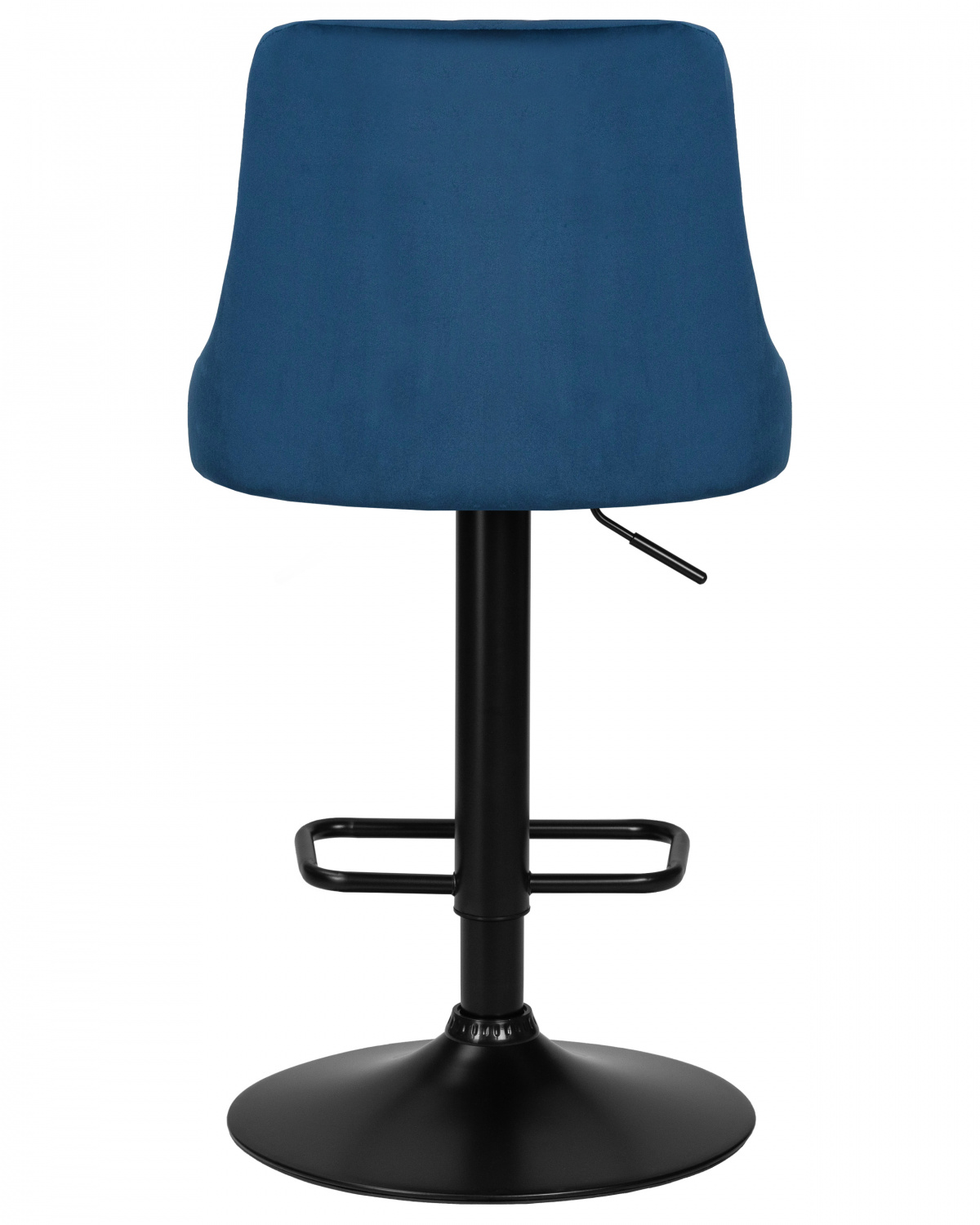 Стул барный DOBRIN JOSEPH BLACK, синий велюр (MJ9-117)