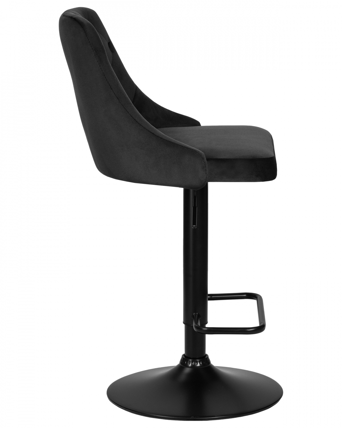 Стул барный DOBRIN JOSEPH BLACK, черный велюр (MJ9-101)