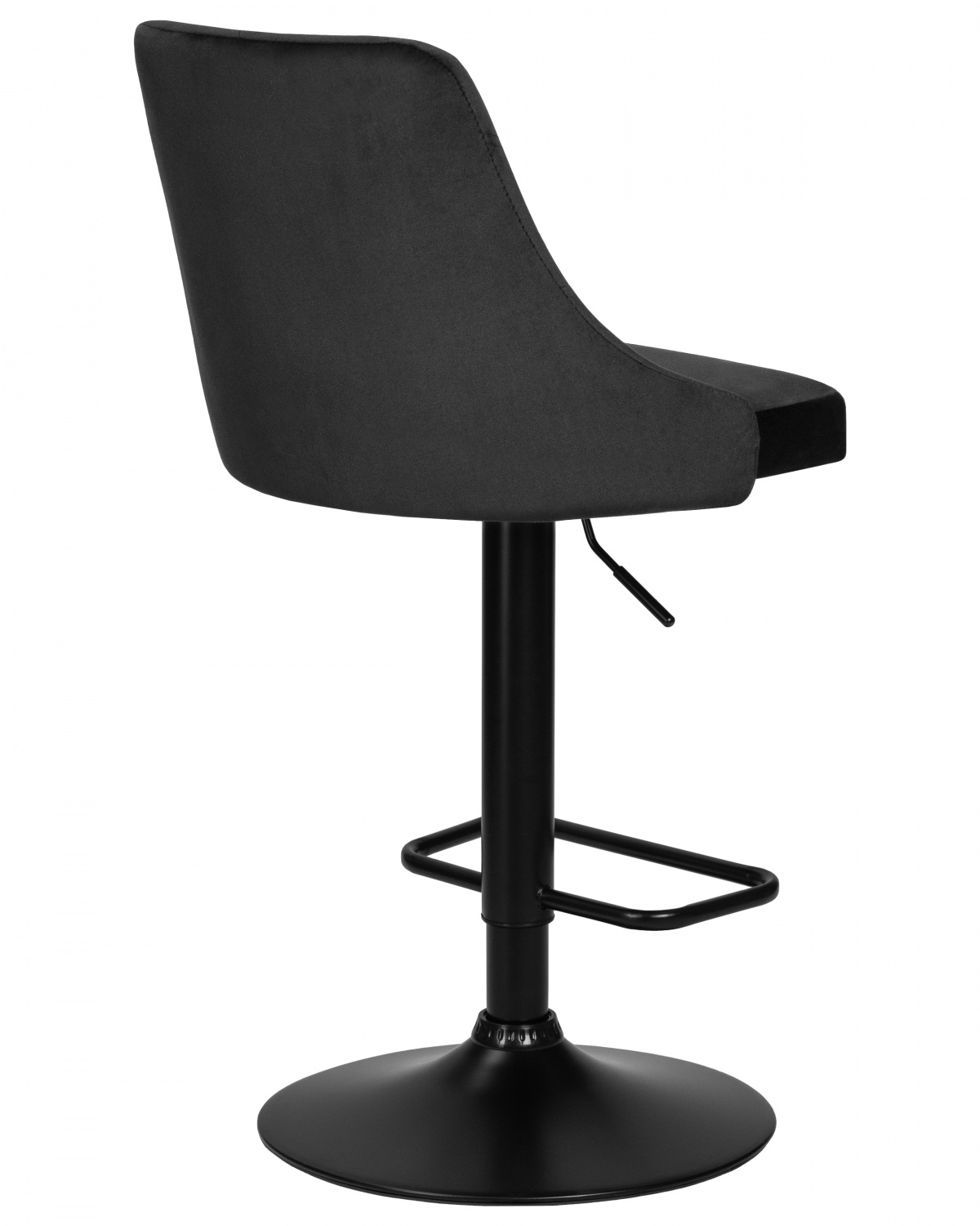 Стул барный DOBRIN JOSEPH BLACK, черный велюр (MJ9-101)