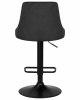 Стул барный DOBRIN JOSEPH BLACK, черный велюр (MJ9-101)