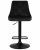 Стул барный DOBRIN JOSEPH BLACK, черный велюр (MJ9-101)