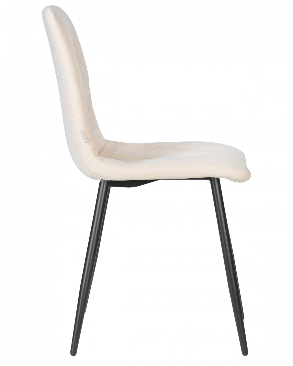 Стул обеденный DOBRIN CHILLY ROMBO, Бежевый Simple 44, основание черный