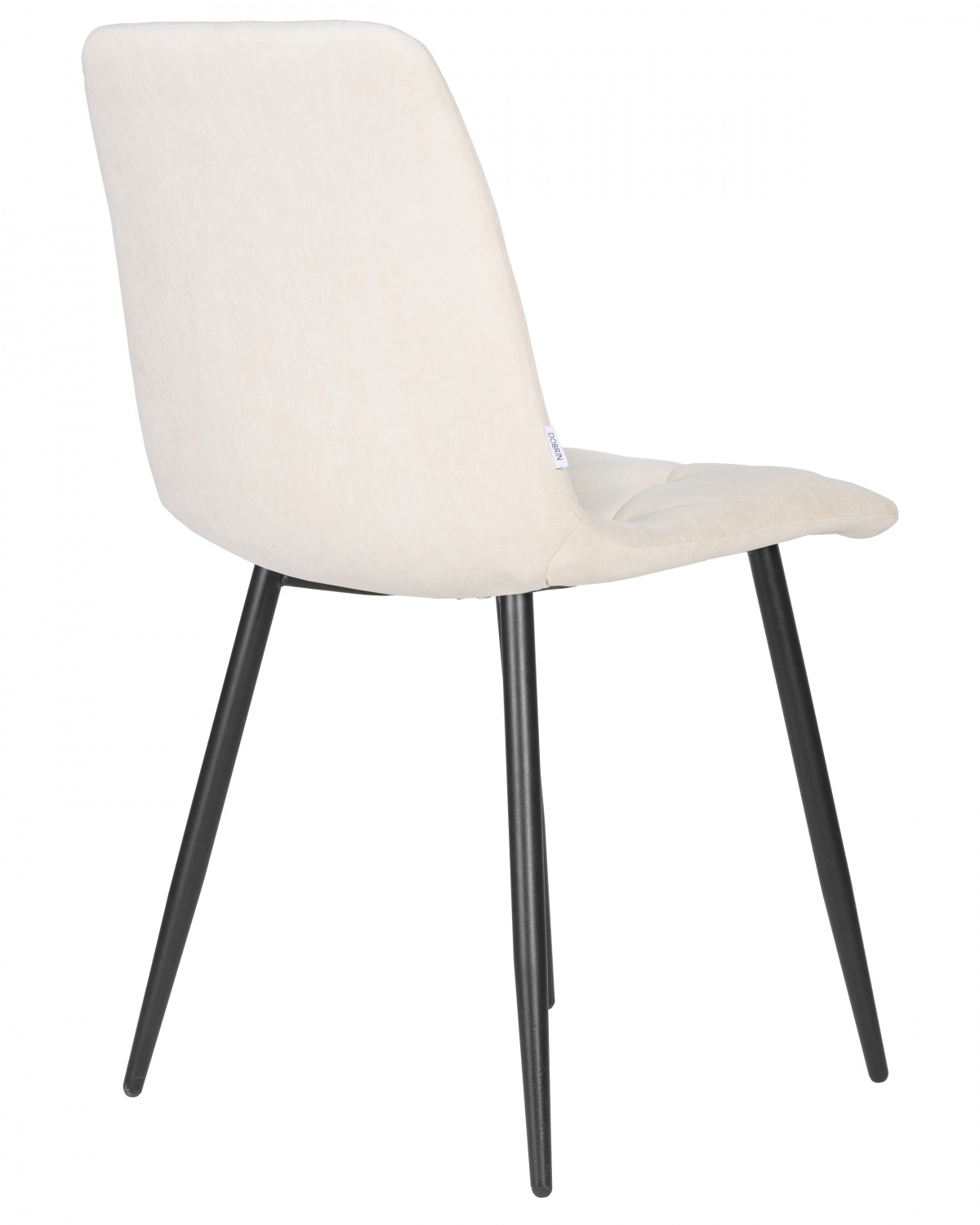 Стул обеденный DOBRIN CHILLY ROMBO, Бежевый Simple 44, основание черный