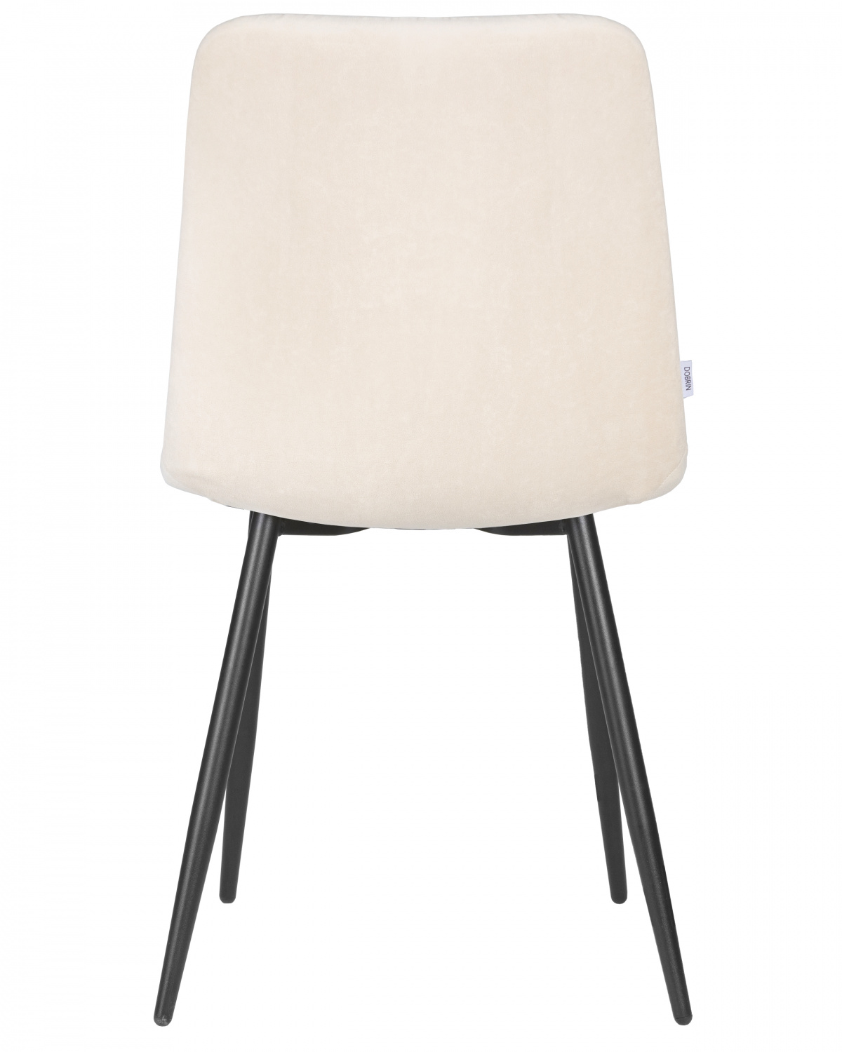 Стул обеденный DOBRIN CHILLY ROMBO, Бежевый Simple 44, основание черный