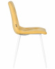 Стул обеденный DOBRIN CHILLY ROMBO, Горчичный Simple 15, основание белый