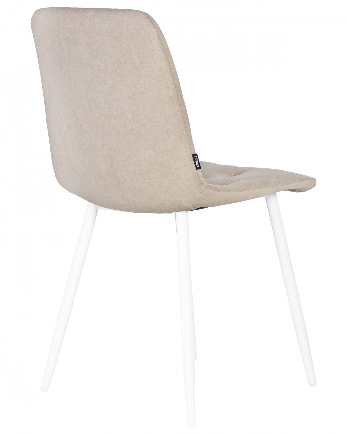 Стул обеденный DOBRIN CHILLY ROMBO, Капучино Simple 05, основание белый