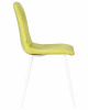 Стул обеденный DOBRIN CHILLY ROMBO, Лайм Simple 14, основание белый