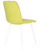 Стул обеденный DOBRIN CHILLY ROMBO, Лайм Simple 14, основание белый